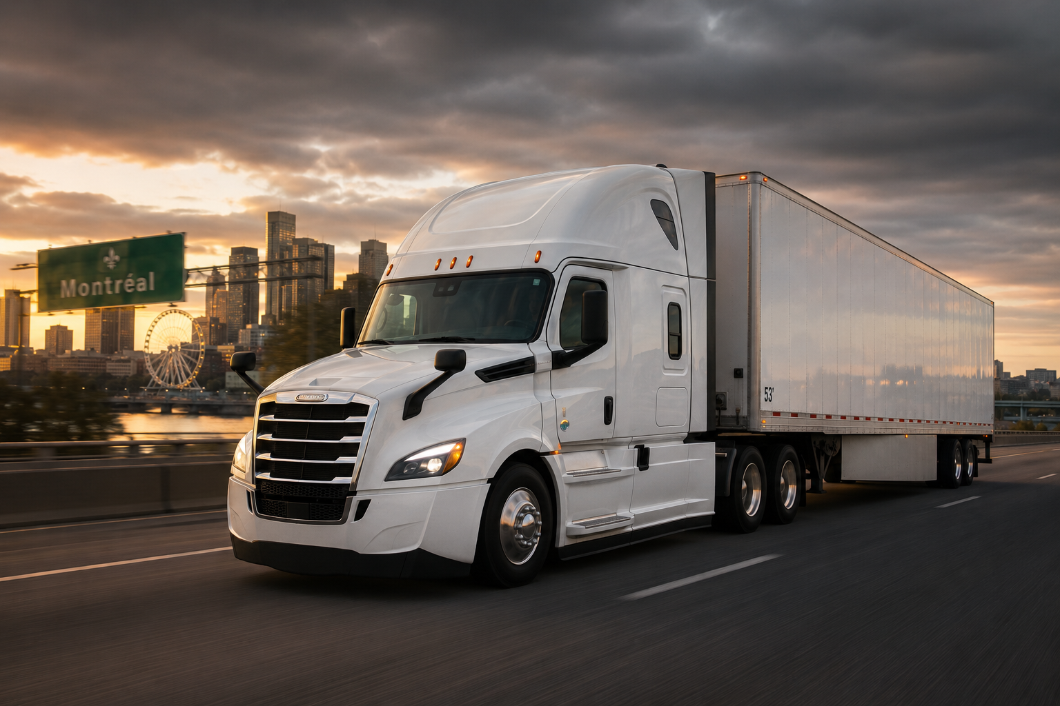 Master Courrier semi-truck fleet